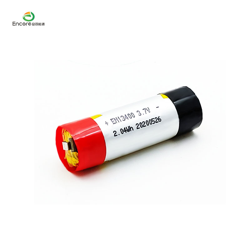 13400 Cylindrical 550mah lipo na baterya