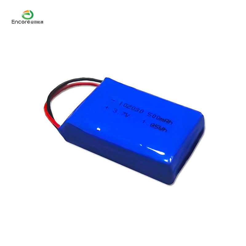 3.7v 500mah 1.85wh na lipo na baterya